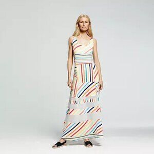 Peter Som for DesigNation Rainbow Maxi Dress, Size Small